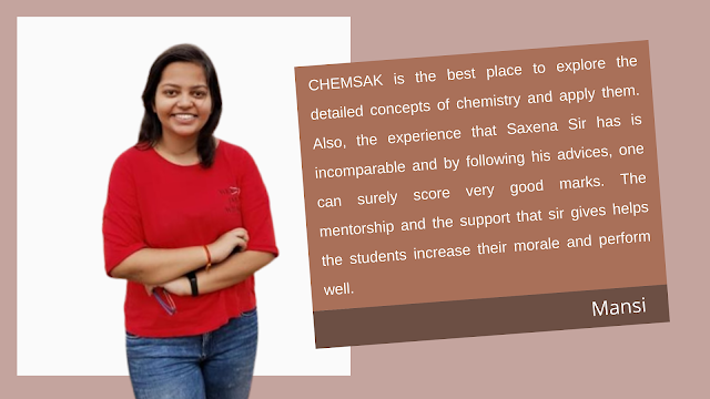 CHEMSAK student testimonial — Riya Tripathi